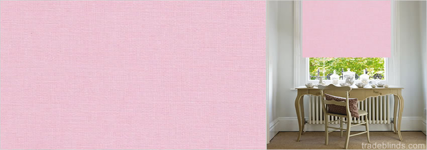 Sweet Dreams Pink Blush Blackout Roller Blinds - Wide