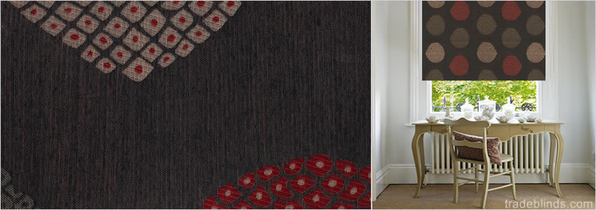 Blossoms Chinatown Patterned Roller Blinds - Wide