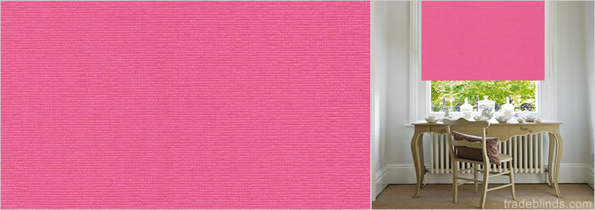 Sweet Dreams Candy Pink Blackout Roller Blinds - Wide