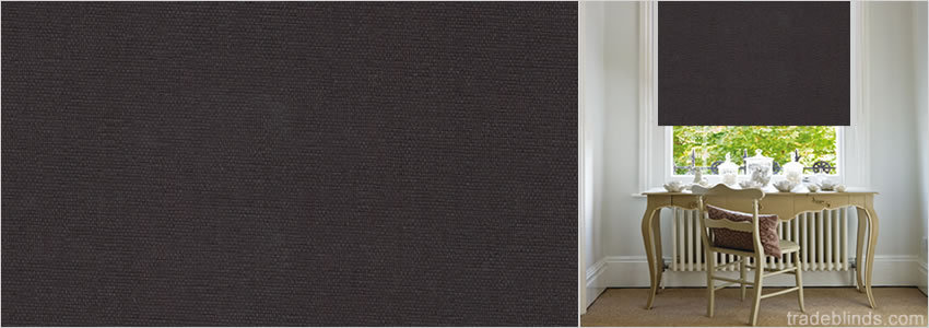 Sweet Dreams Chocolate Blackout Roller Blinds - Wide