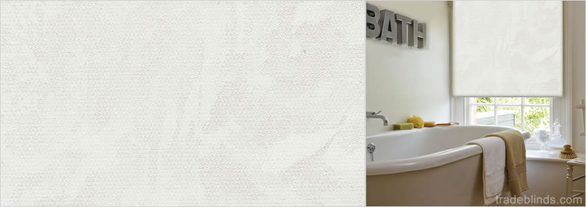 Cloud Cream PVC Waterproof Roller Blinds - Wide