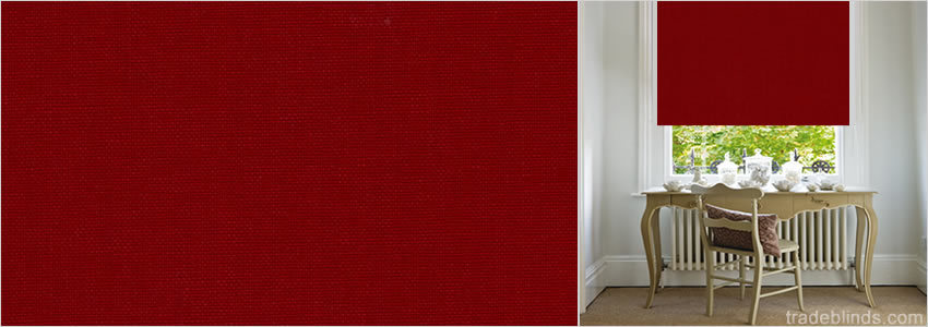 Starlight Ruby Red Blackout Roller Blinds - Wide