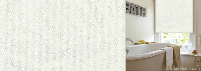 Malabo Oyster PVC Waterproof Roller Blinds - Wide
