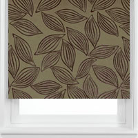 Brown Leaf Fabric