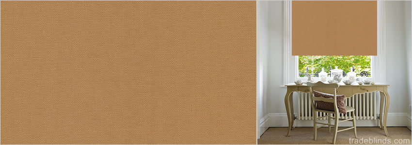 Starlight Caramel Blackout Roller Blinds - Wide