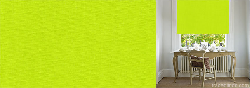 Starlight Lime Fizz Blackout Roller Blinds - Wide