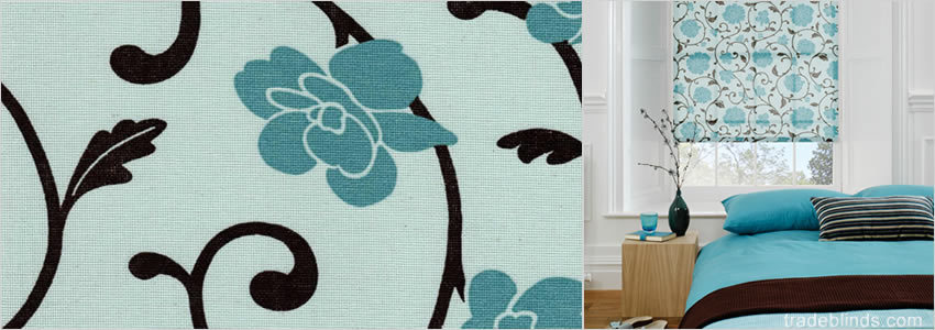 Monarch Gawsworth Patterned Roller Blinds - Wide