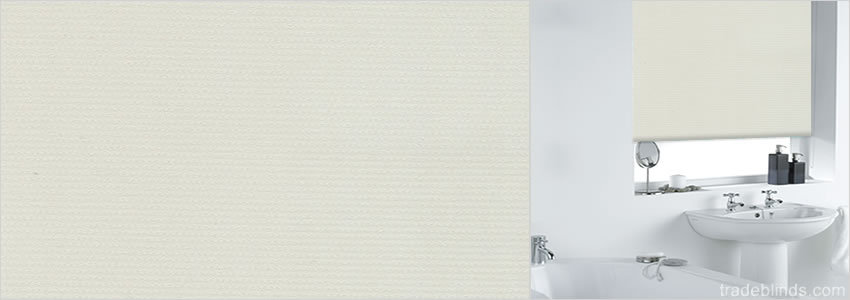 Multi Lux Cream PVC Waterproof Roller Blinds - Wide
