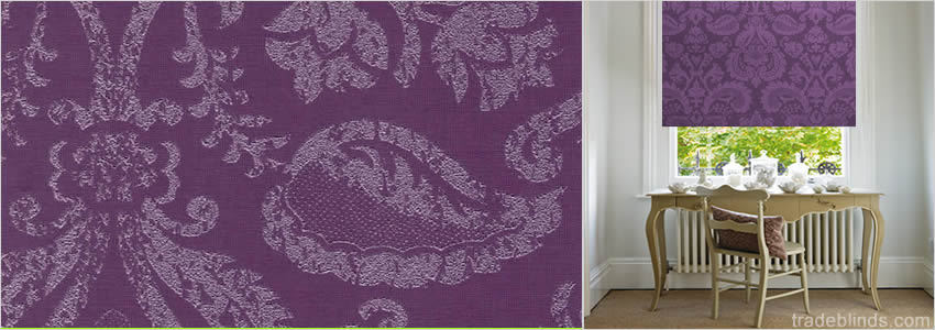 Orleans Heather Patterned Roller Blinds - Wide