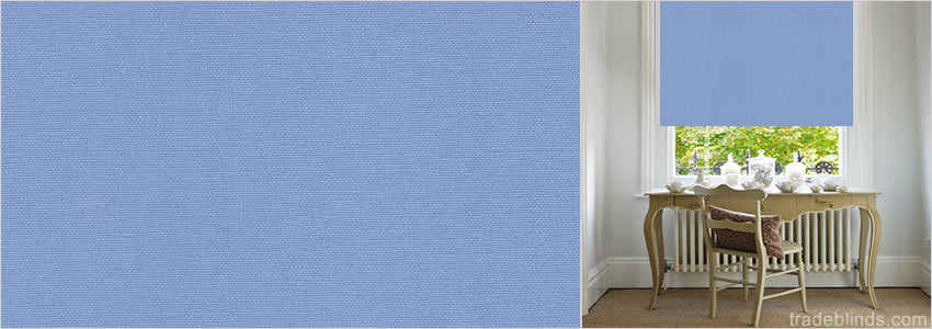 Starlight Polar Blue Blackout Roller Blinds - Wide