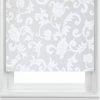 Bohemia Silver Patterned Roller Blinds