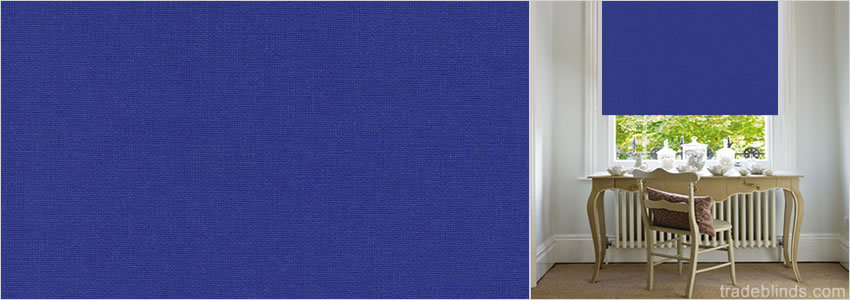 Starlight Marine Blue Blackout Roller Blinds - Wide