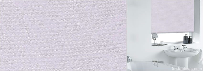 Malabo Lilac PVC Waterproof Roller Blinds - Wide