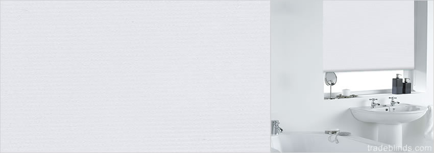 Multi Lux White PVC Waterproof Roller Blinds - Wide