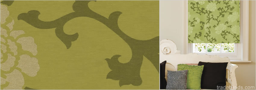 Romany Willow Patterned Roller Blinds - Wide