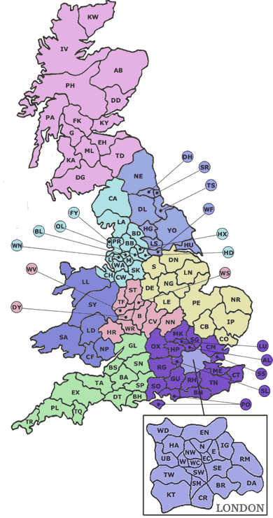 postcode map