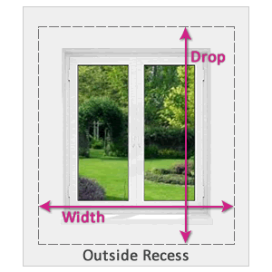How to Measure Blinds Outside the Window Recess