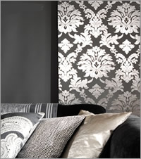 Damask Fabric Roller Blind