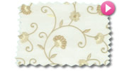 Beige and Cream Roman Blinds