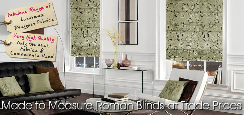 Made to Measure Roman Blinds