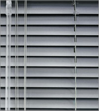 Silver Venetian Blind