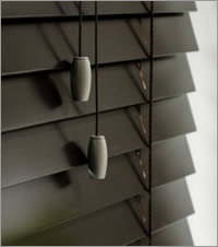 Black Wooden Blinds