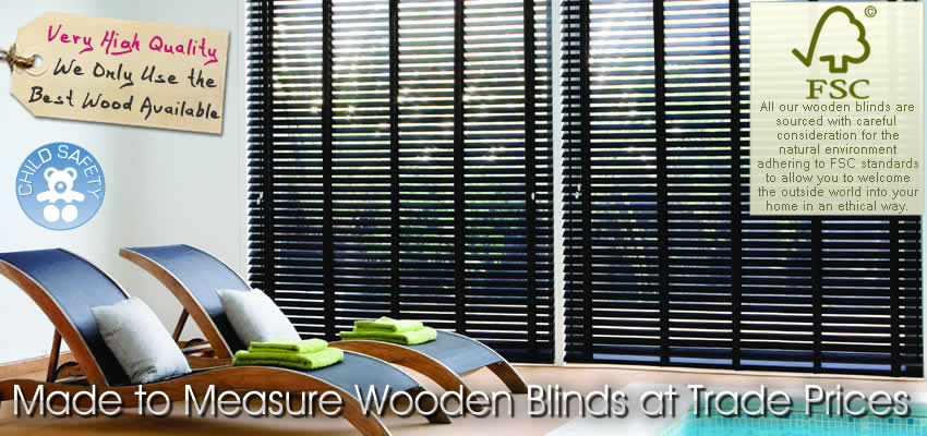 Made to Measure Wooden Blinds
